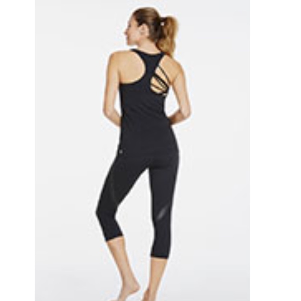 Fabletics Black Activewear Top